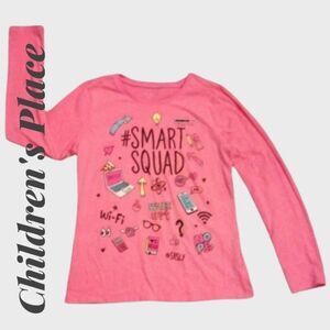 The Children's Place Pink Smart Squad L/S Shirt